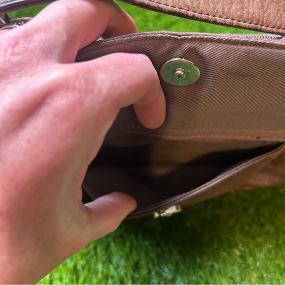 Fossil Brown Leather Hobo Shoulder Bag - Picture 10 of 10